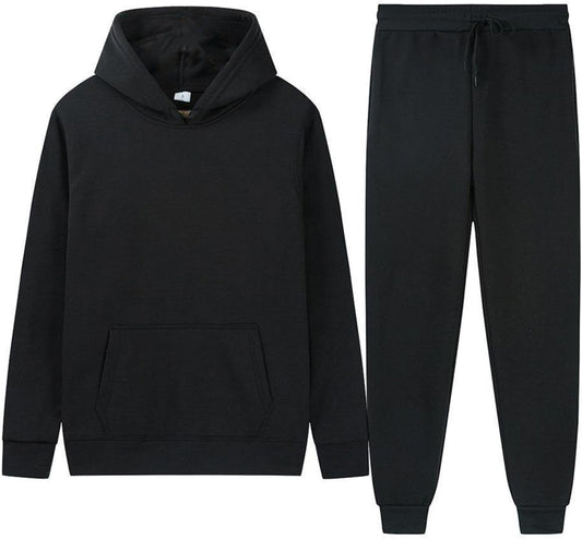Mens 2 Piece Sweatsuits Sets Lightweight Fall Casual Tracksuit Mens Hoodie & Sweatpants Set