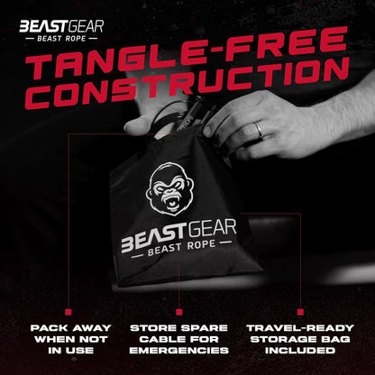 Speed Jump Rope – Workout Jump Ropes for Fitness, Cardio Exercise, HIIT, MMA, Muay Thai, and Boxing - Lightweight, Adjustable Jumping Rope for Women & Men